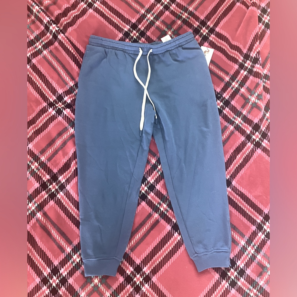 Cropped blue sweatpants size 11 NWT